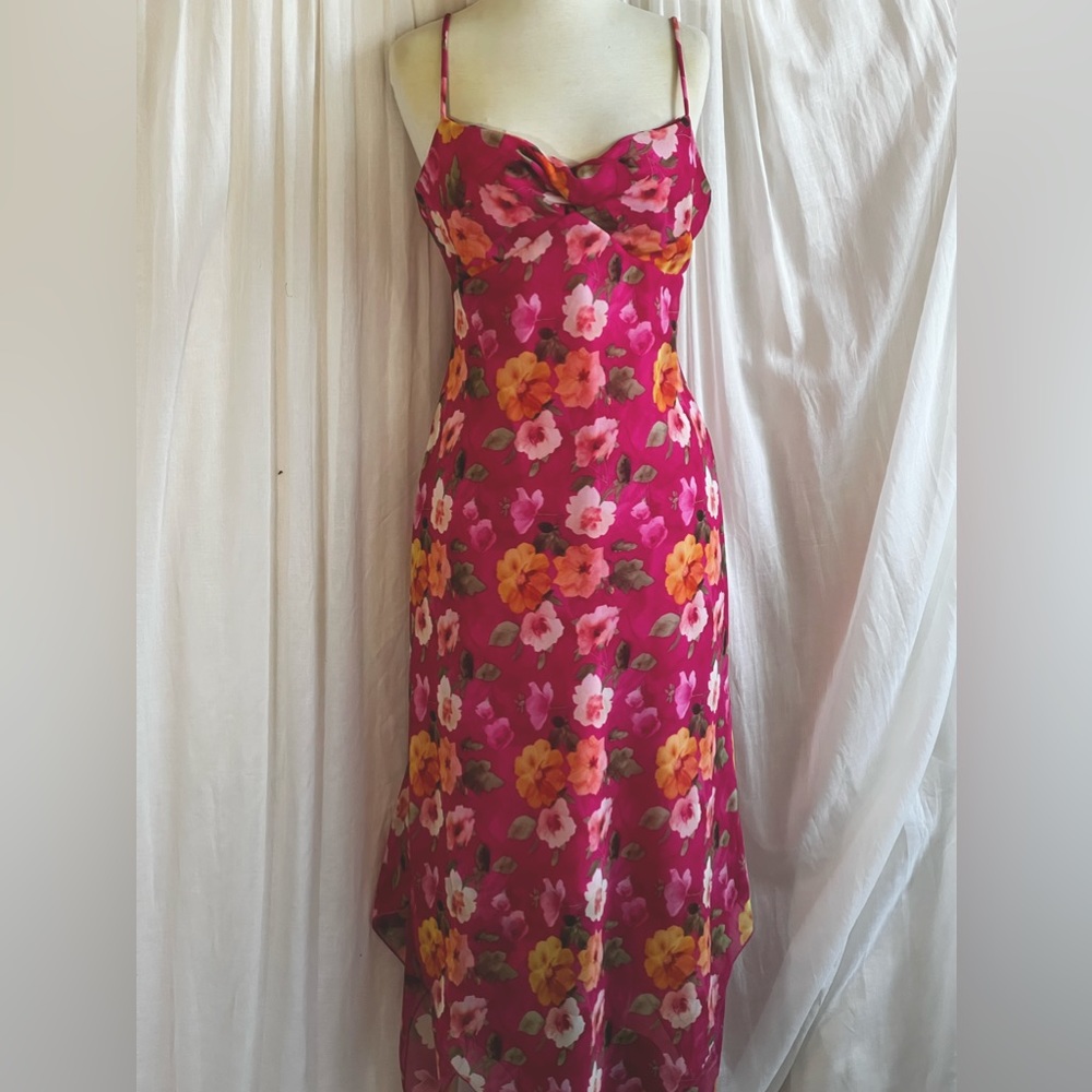 Vintage 90’s CDC floral midi dress